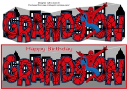 Spiderman GRANDSON large dl