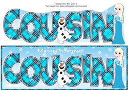 Christmas Snow Princess COUSIN large dl 2