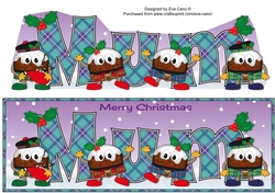 Crazy Scottish Christmas Puddings MUM large dl