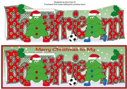 Crazy Christmas Trees playing football BOYFRIEND large dl 3