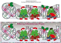 Crazy Scottish Christmas Trees SCOTLAND large dl 2