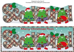 Crazy Scottish Christmas Trees SCOTLAND large dl 3