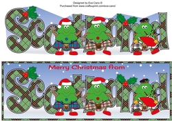 Crazy Scottish Christmas Trees SCOTLAND large dl 4