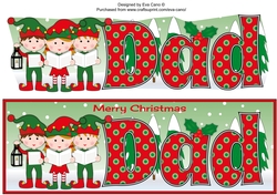 Elves Carol singers DAD large dl