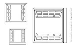Open Window Digital Stamp