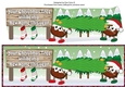 2 Crazy Christmas Puddings taking the Christmas tree home NEW HOME large dl