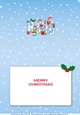 Christmas Fairies with Christmas Stockings HOLLY a5 insert