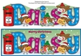 Christmas Robins with letters to Santa DAISY large dl