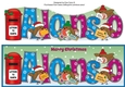 Christmas Robins with letters to Santa ALONSO large dl