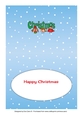 More Christmas Robins CHRISTMAS 5x7 insert