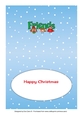 More Christmas Robins FRIENDS 5x7 insert