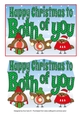 More Christmas Robins BOTH OF YOU 5x7