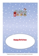Christmas Robins with letters to Santa CHRISTMAS 5x7