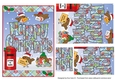 Christmas Robins with letters to Santa CHRISTMAS 5x7 portrait