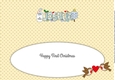 Snowman 1st Xmas JOSHUA large dl insert