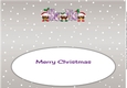Crazy Christmas Puddings with Christmas decorations HALLE large dl insert