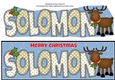Rudolf the Red Nose Reindeer SOLOMON large dl