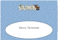 Rudolf the Red Nose Reindeer SOLOMON large dl insert