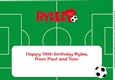 Football RYLEE Red 18th large dl insert