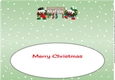 Crazy Scottish Christmas Puddings with big sign ALL OF YOU large dl insert