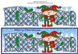 Christmas Elves with Mistletoe KIEREN large dl
