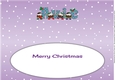 Crazy Scottish Christmas Puddings AVIE large dl insert