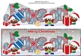 Crazy Christmas Puddings with presents JAXSON large dl