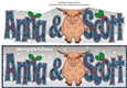 Christmas Highland Cow ANNA & SCOTT large dl