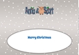Christmas Highland Cow ANNA & SCOTT large dl insert