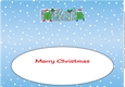 Crazy Christmas Trees playing football KAI large dl insert