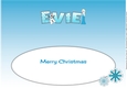 Christmas Snow Princess EVIE large dl insert