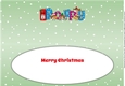 Christmas Robins with letters to Santa POPPY large dl insert
