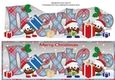 Crazy Christmas Puddings with presents DEXTER large dl