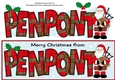 Merry Christmas from PENPONT Scottish Santa large dl