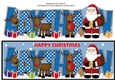 Santa and his Reindeers LAYTHAN large dl