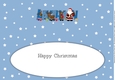 Santa and his Reindeers LAYTHAN large dl insert