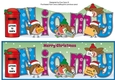 Christmas Robins with letters to Santa NIOMY large dl