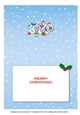 Christmas Fairies with Christmas Stockings BEA 5x7 insert