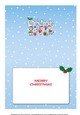 Christmas Fairies with Christmas Stockings CHRISTMAS 5x7 insert