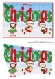 Christmas Fairies with Christmas treats CHRISTMAS 5x7