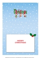 Christmas Fairies with Christmas treats CHRISTMAS 5x7 insert
