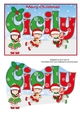 Christmas Fairies with Christmas treats CICILY 5x7