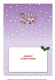 Christmas Fairies with presents LARA MAY 5x7 insert