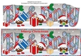 Crazy Christmas Puddings with presents TJ & EMILY large dl