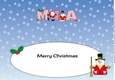 Santa & Snowman MIA large dl insert