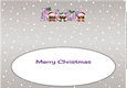Crazy Christmas Puddings with Christmas decorations ALBI large dl insert