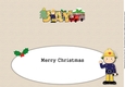 Christmas Fireman Fred JAY large dl insert