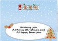 Gingerbread men with letters to Santa SARA large dl insert
