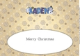 Cute Snowman KADEN large dl insert