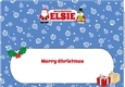Santa and Snowman ELSIE large dl insert